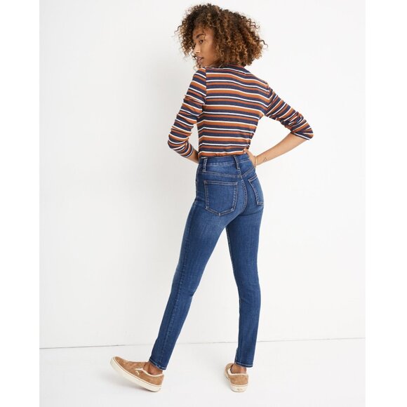 Madewell | 10" High-Rise Skinny Jeans in Tarren Wash | Size 26 - Picture 16 of 16